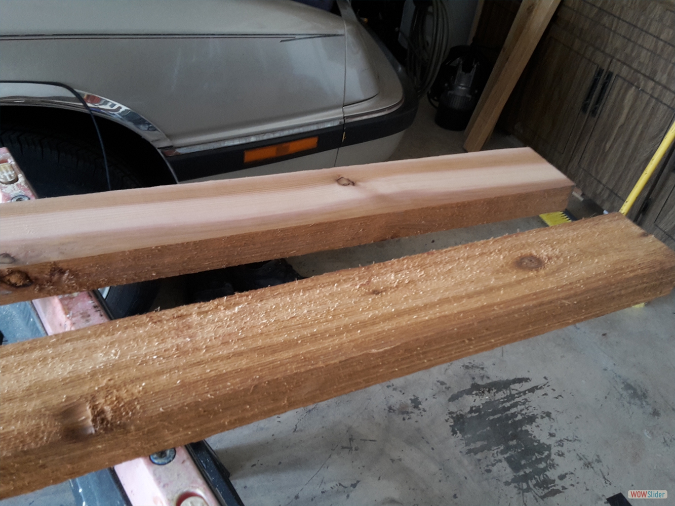 All visible parts are made of Western Cedar wood.