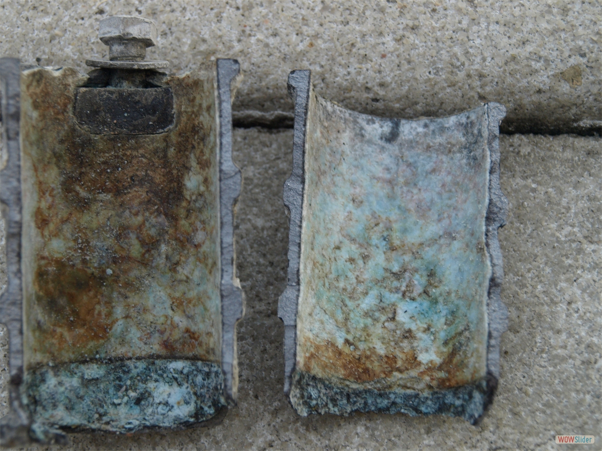 ... within these completely corroded mounts