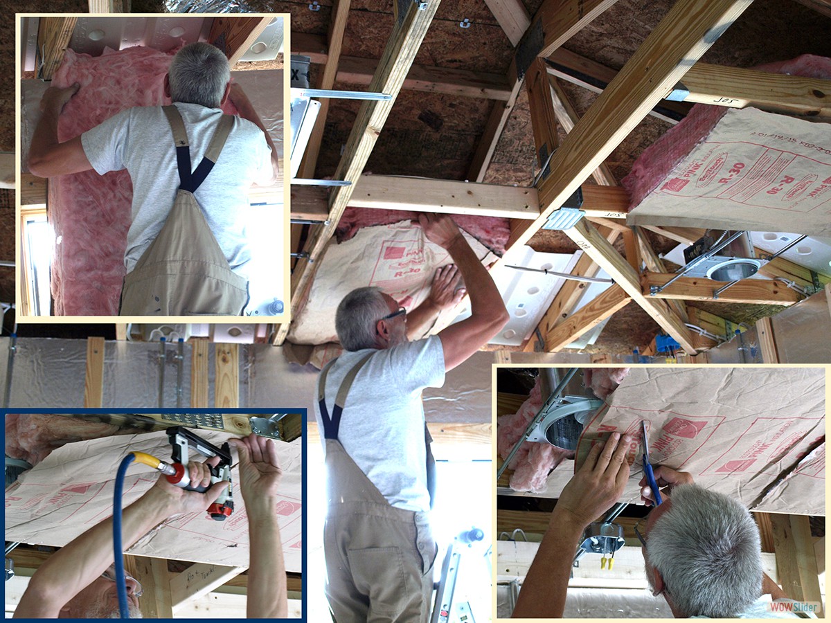 Doch die Decke muss halt isoliert werden