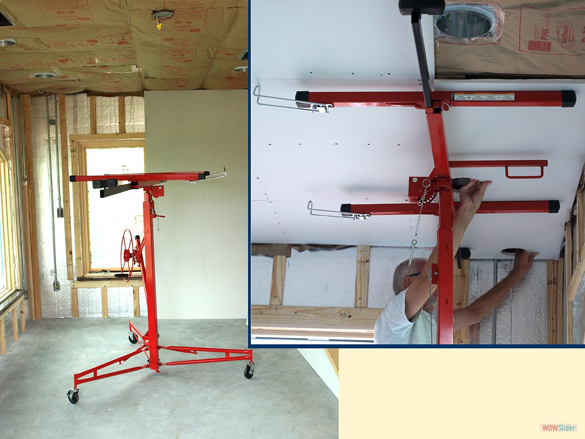 Da selbst Jürgen's Arme nicht lang genug sind, haben wir uns einen Lift für die Platten gekauft (und nachher wieder verkauft)